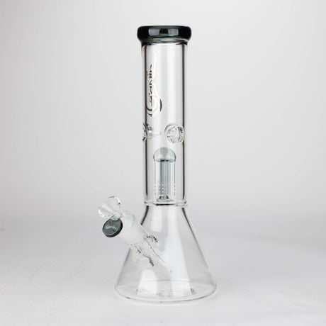 Genie | 12" Genie-Tree arms color accented glass water bong [NSP104] Glass Bong ONE Grey