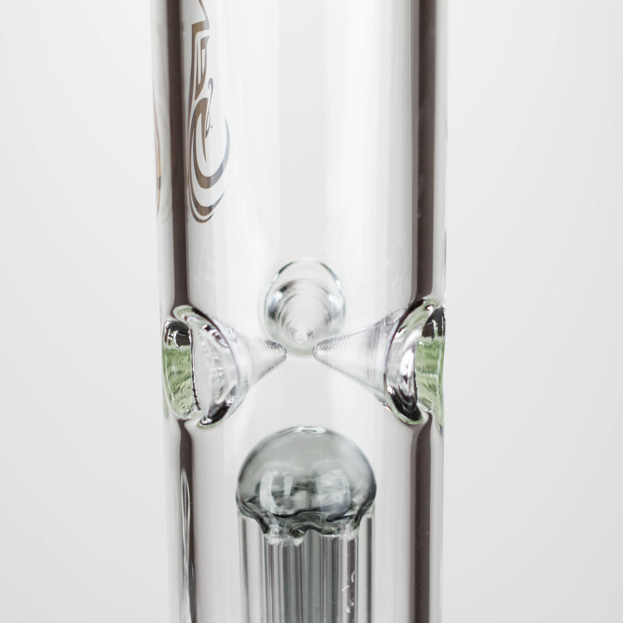 [6 Pack Bundle] Genie | 12" Genie-Tree arms color accented glass water bong [NSP104] Glass Bong ONE