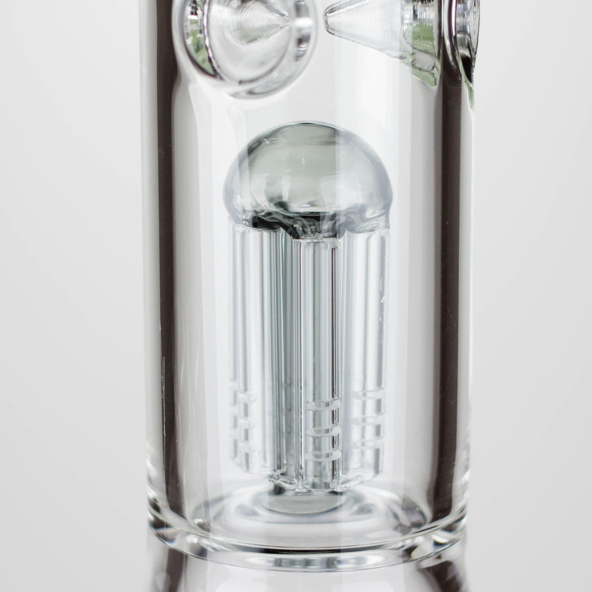 Genie | 12" Genie-Tree arms color accented glass water bong [NS104]