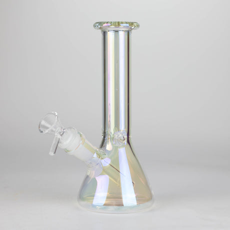 8" Electroplated Beaker Glass bong Glass Bong Super Supplys Inc
