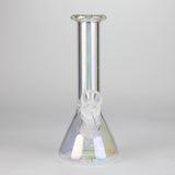 8" Electroplated Beaker Glass bong Glass Bong Super Supplys Inc