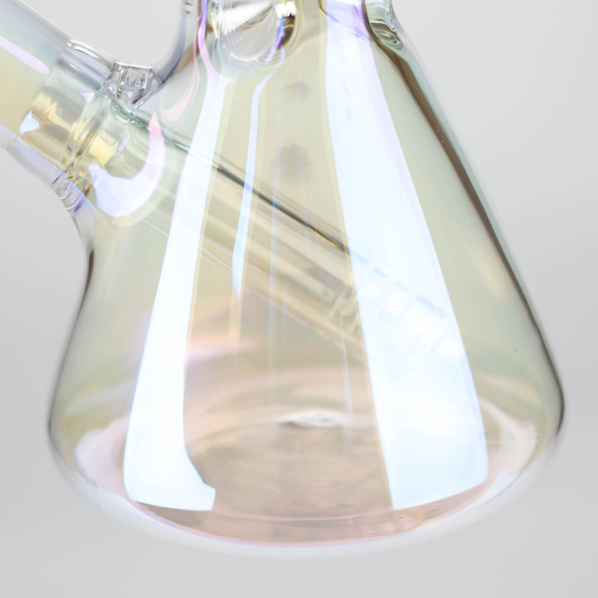 8" Electroplated Beaker Glass bong Glass Bong Super Supplys Inc