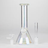 8" Electroplated Beaker Glass bong Glass Bong Super Supplys Inc