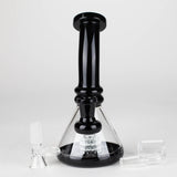 7"  2-in-1 Color accented Rig with perc (Banger and Bowl Included)