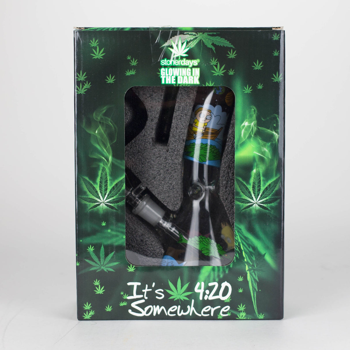 4-in-1 Smoke Sets With Rm Design Beaker Bong 777 Smoke