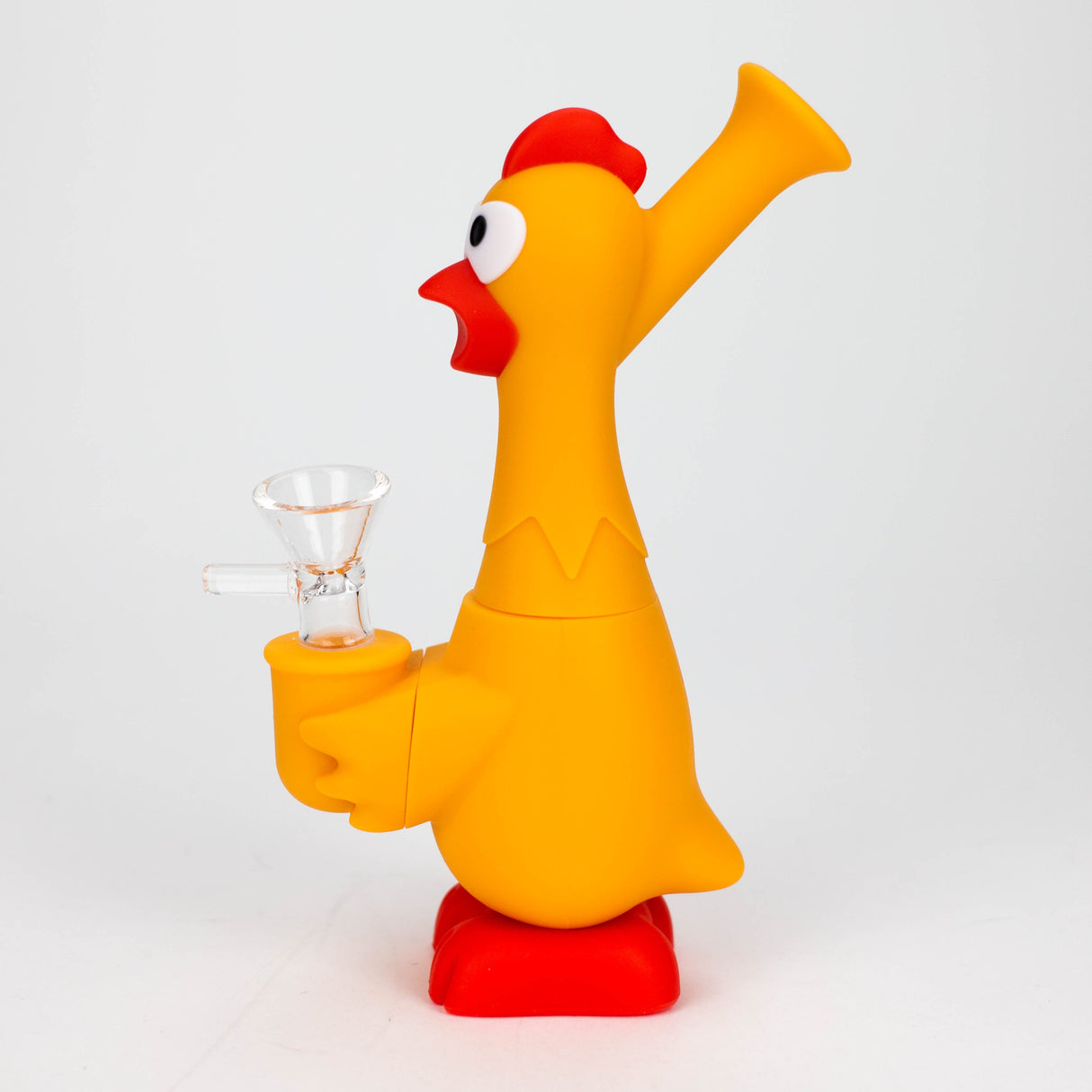 7" Screaming chicken water pipe [YS-560] Resin · Silicone · Plastic Bong JJ Distribution