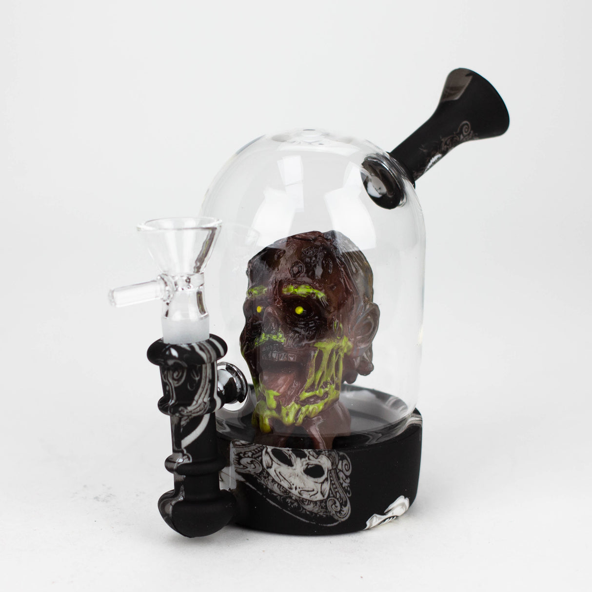 6'' Waterwheel water pipe-Clown [H194D]