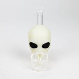 4" Alien hand pipe glow in the dark [H279G]