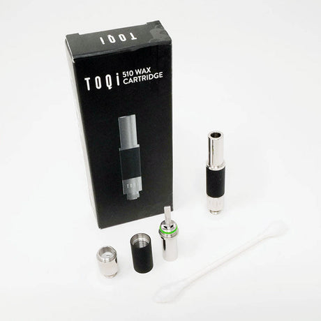 TOQi 510 Dab Cartridge with Built-In Tool & Quartz Coil - Compatible with Wax & Concentrates for Enhanced Flavor & Potency Part · Accessory TOQi