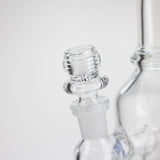 9" bent neck bubbler with tier diffuser [Color Assorted]