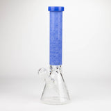 COBRA | 14" sandblasted geometric graphic 7 mm glass bong [YY01]