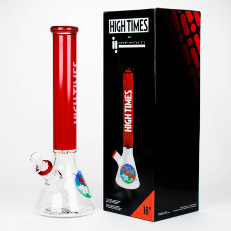 Infyniti | High Times 16" 7 mm classic beaker water bong [HIT1050GP]