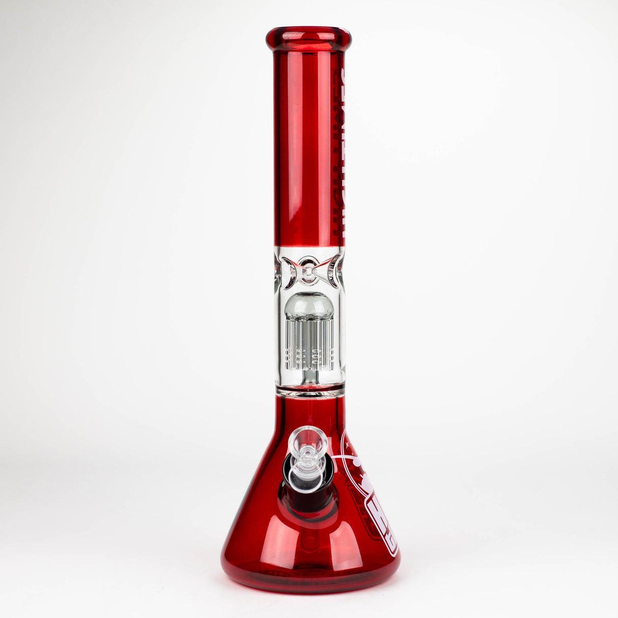 Infyniti | High Times 16" 7 mm classic beaker water bong with tree arm percolator [HIT1090GP]