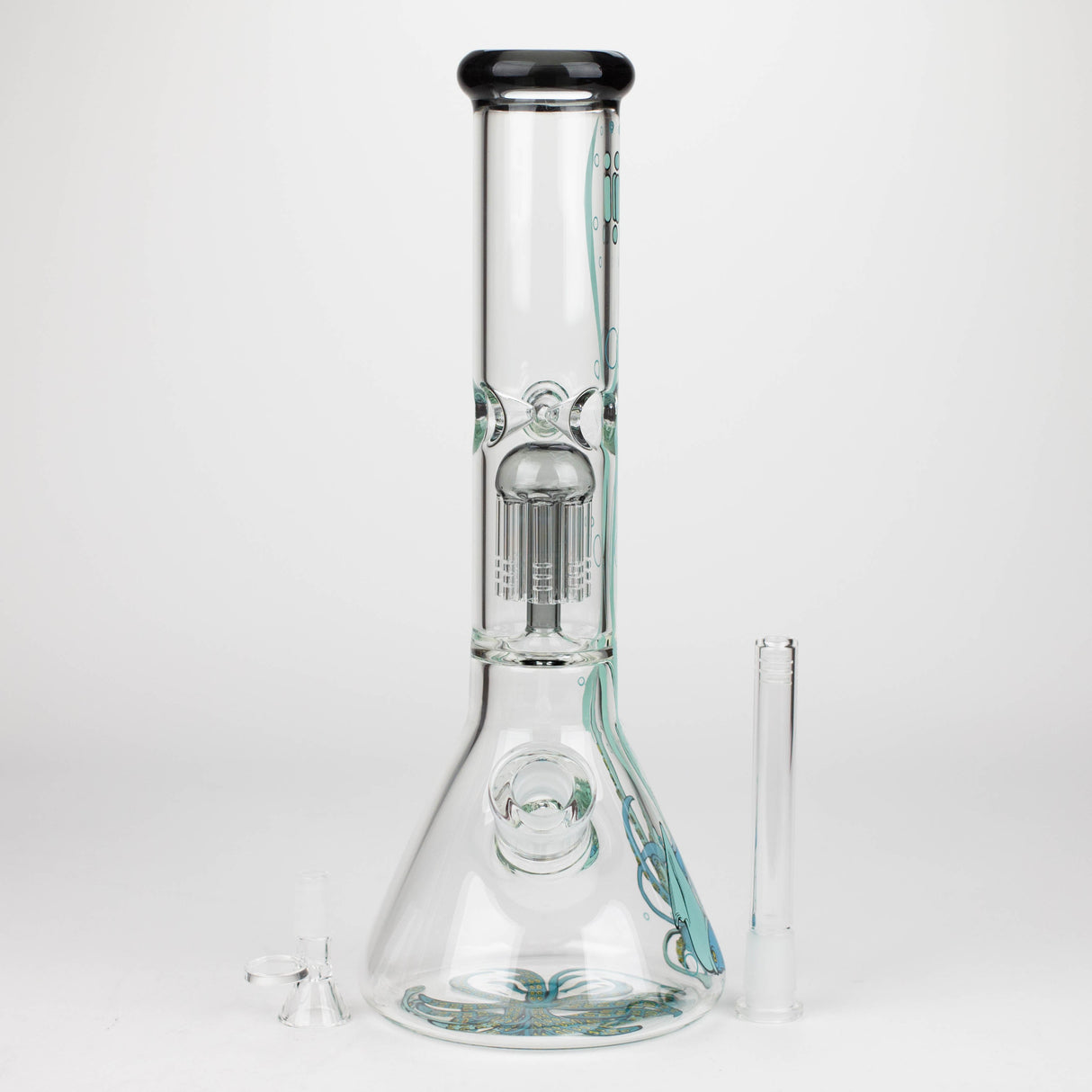 Infyniti | Untamed 14" 7 mm classic beaker water bong - Octopus [GP2014]