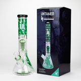 Infyniti | Untamed 14" 7 mm classic beaker water bong - Green Frog [GP2015]