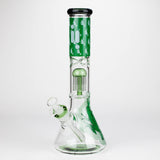 Infyniti | Untamed 14" 7 mm classic beaker water bong - Green Frog [GP2015]