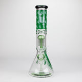 Infyniti | Untamed 14" 7 mm classic beaker water bong - Green Frog [GP2015]