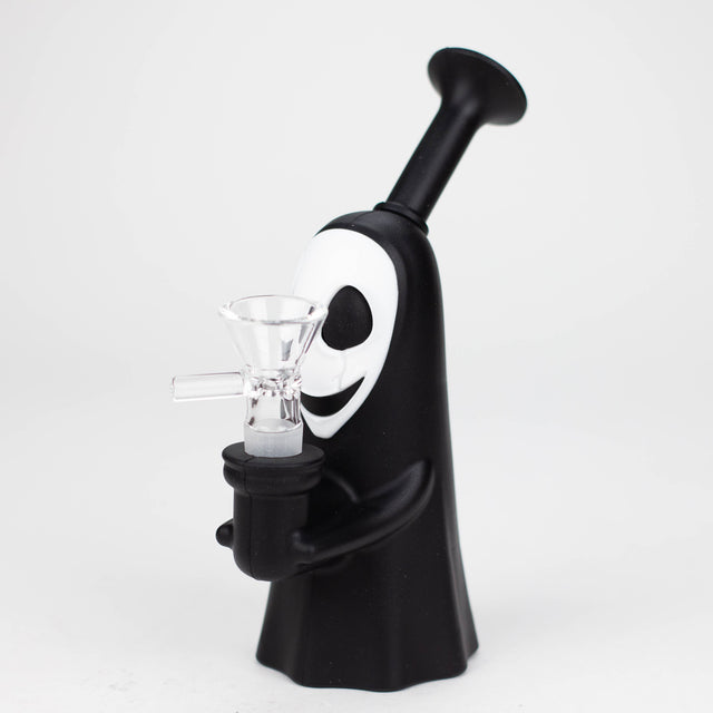 6.5" Ghost Face Water Pipe [YS-609] Resin · Silicone · Plastic Bong JJ Distribution