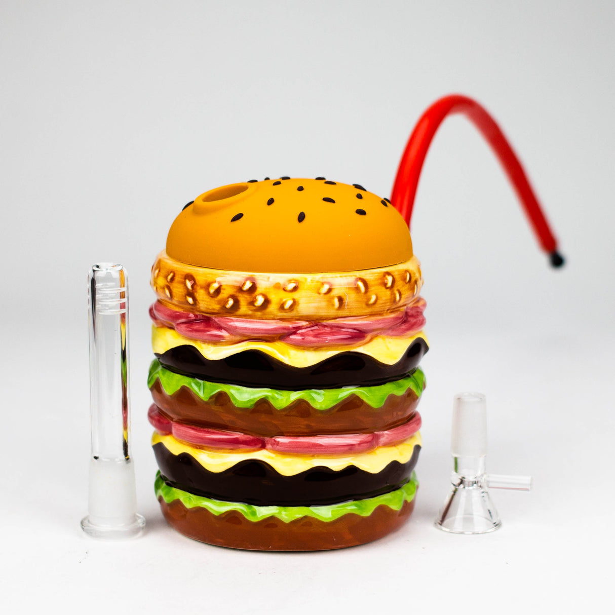 Cermic Hamburger Mug Water Pipe [H319]