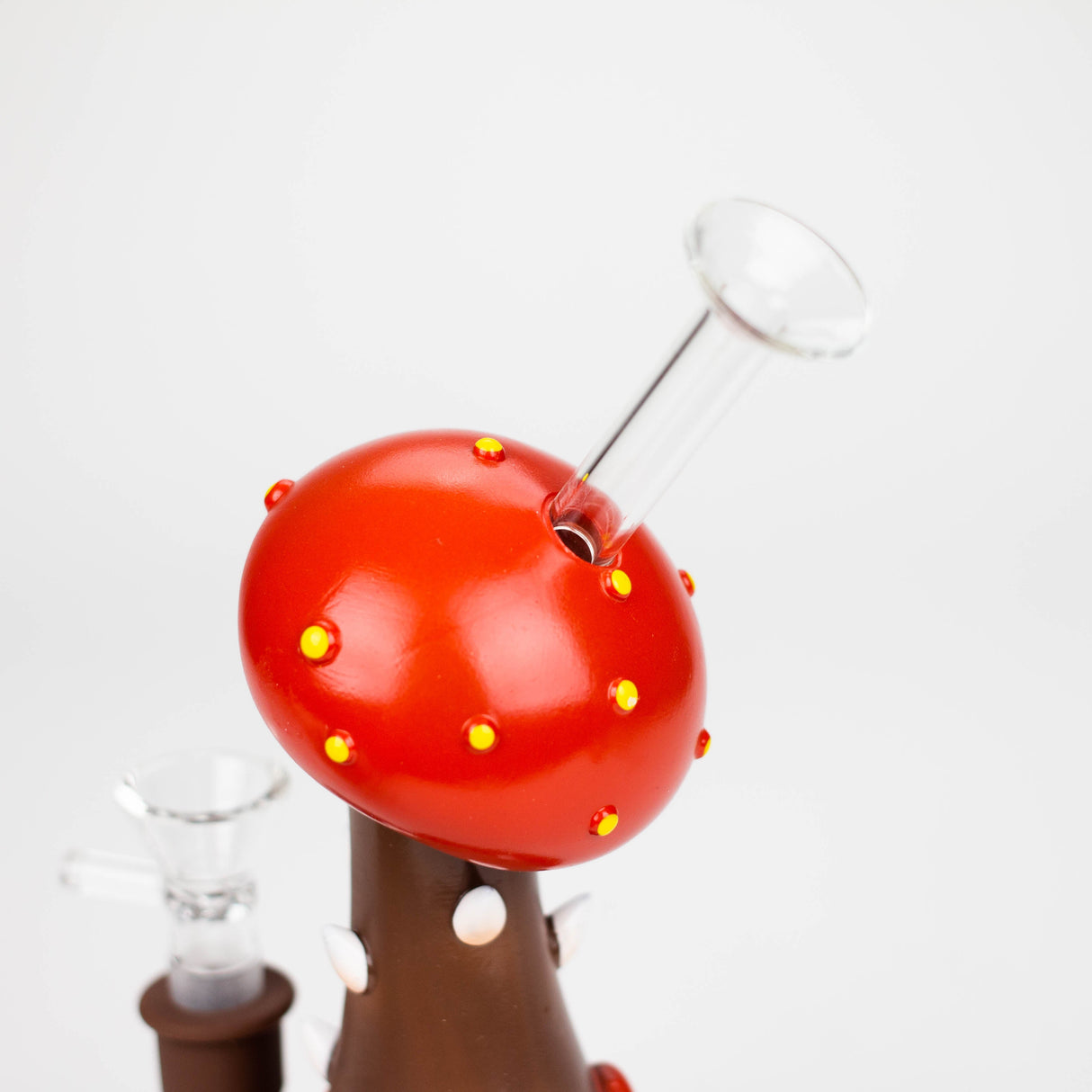 7" Epoxy mushroom water pipe-Assorted [H328]