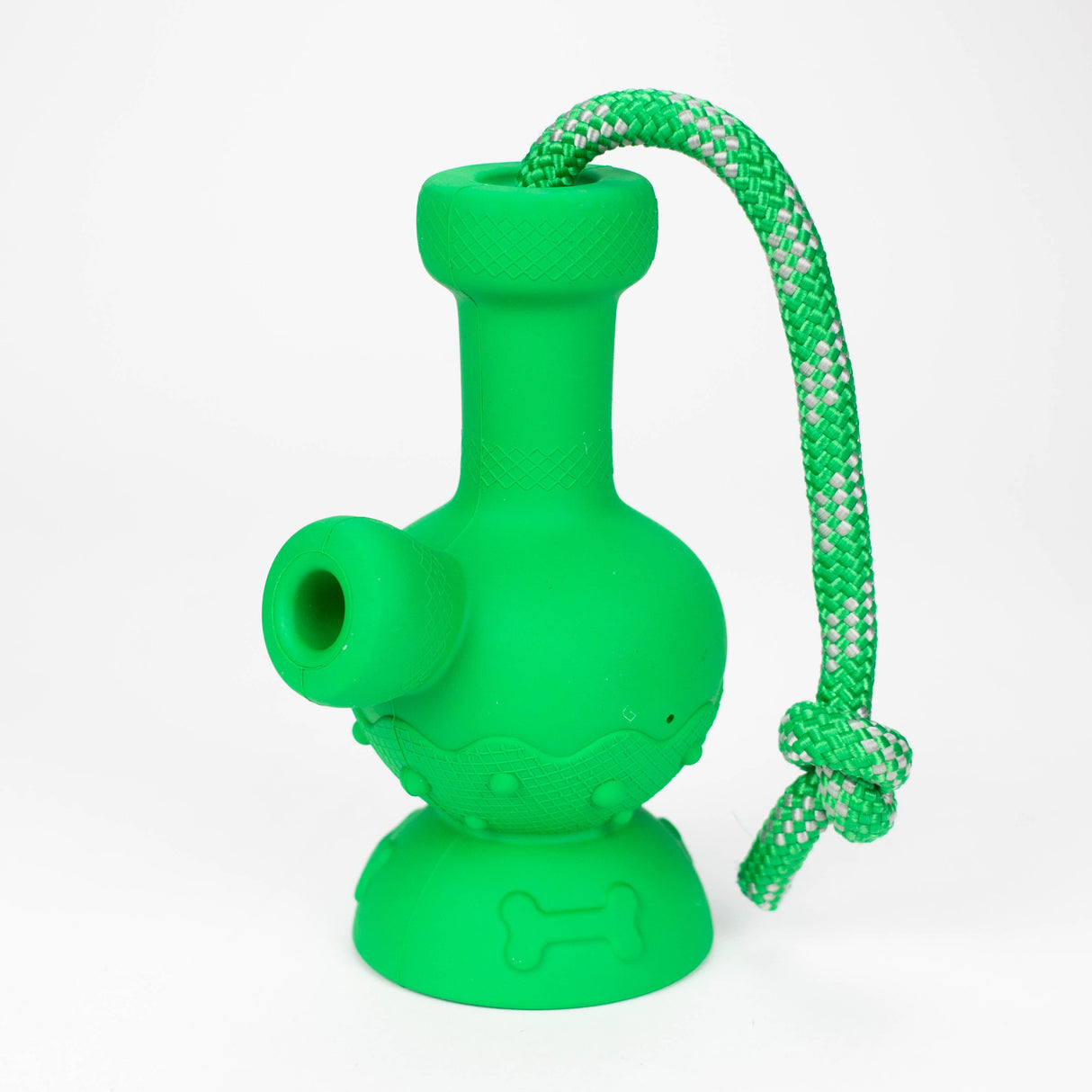 PUFF PALZ | Tug & Toke rubber dog toy For Pet Smoking Cat Distribution Green