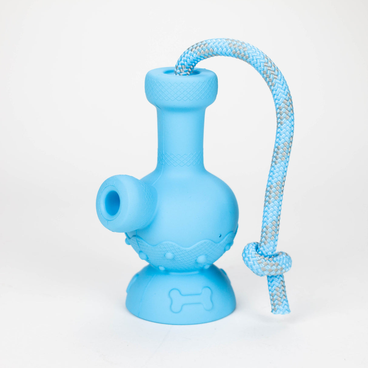 PUFF PALZ | Tug & Toke rubber dog toy For Pet Smoking Cat Distribution Blue