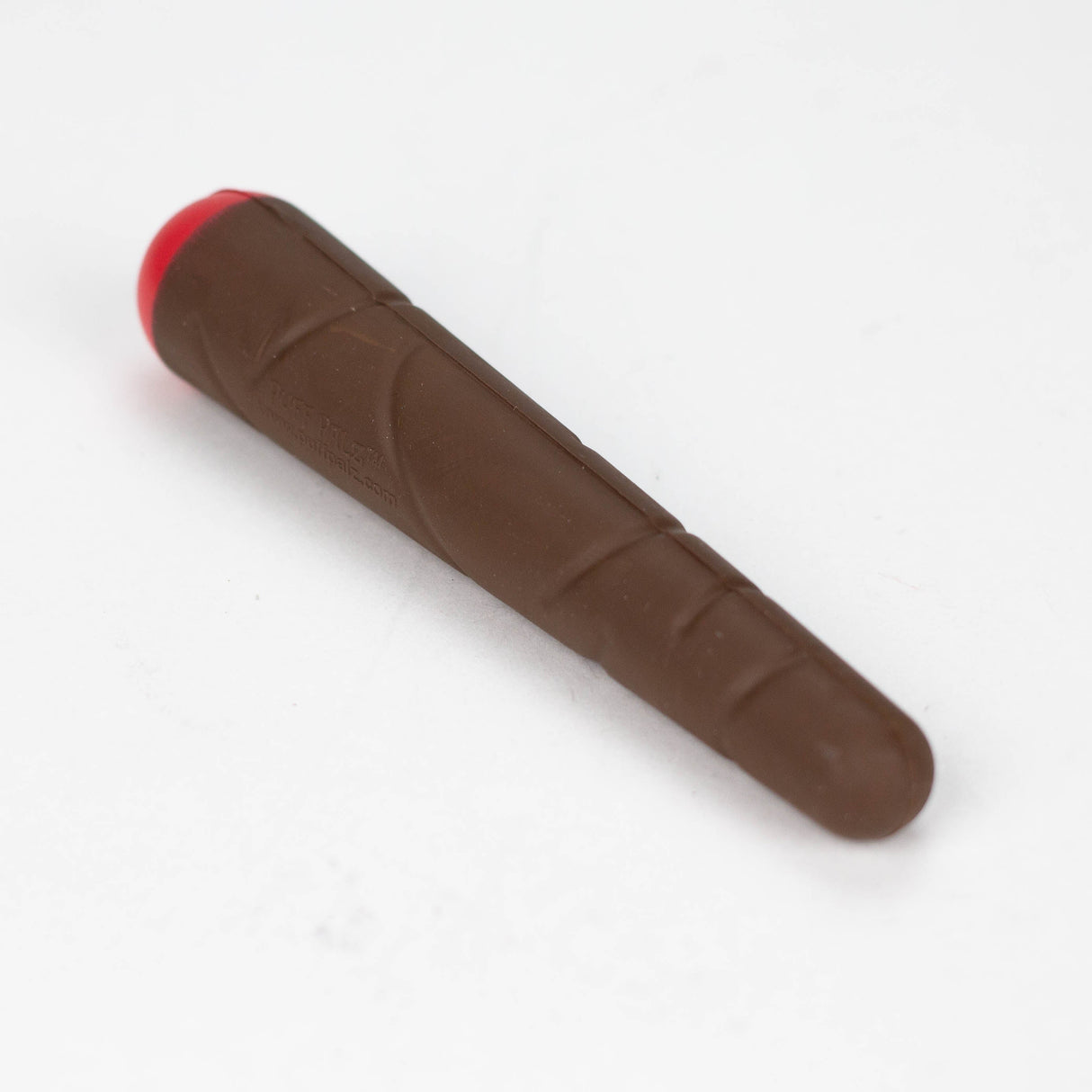 PUFF PALZ | Doggie Doob rubber dog toy For Pet Smoking Cat Distribution Brown