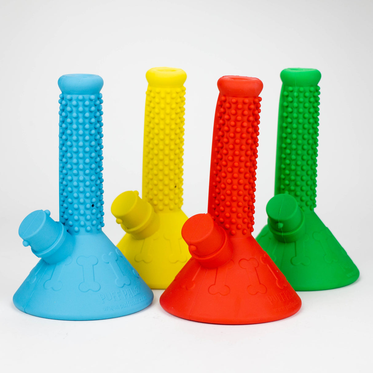 PUFF PALZ | Beaker Buddy rubber dog toy