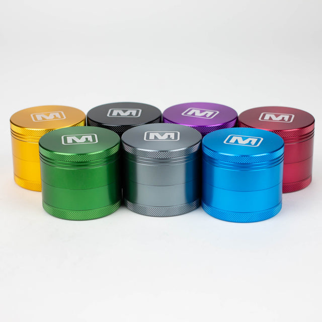 Marley | 4-piece Aluminum assorted color grinder Box of 10 Display Pack Smoking Cat Distribution