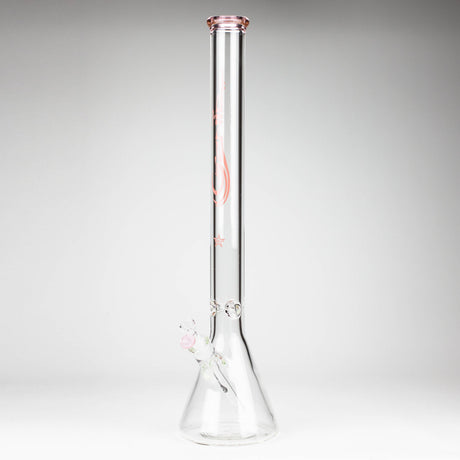 GENIE | 22" 9 mm Beaker Glass Bong [GE1003] Glass Bong ONE Pink