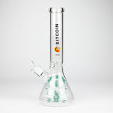 diamond | 14" Crypto Beaker Glass water Bong