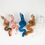 4.5" Dragon glass hand pipe Pack of 2