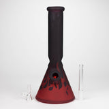 12.5" Soft glass 7mm beaker water bong [M12010]