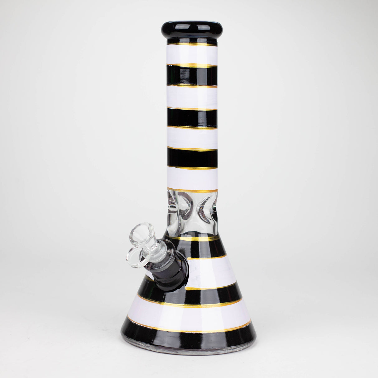 12.5" Soft glass 7mm beaker water bong [M12006A]