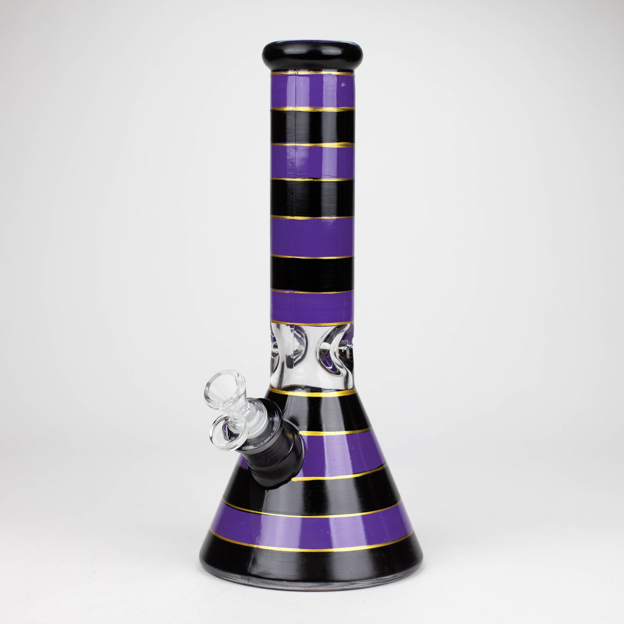 12.5" Soft glass 7mm beaker water bong [M12006A]