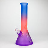 12.5" Soft glass 7mm beaker water bong [M12004]