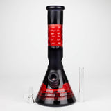 12.5" Soft glass 7mm beaker water bong [M12007B]