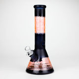 12.5" Soft glass 7mm beaker water bong [M12007B]