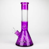 12.5" Soft glass 7mm beaker water bong [M12007A]