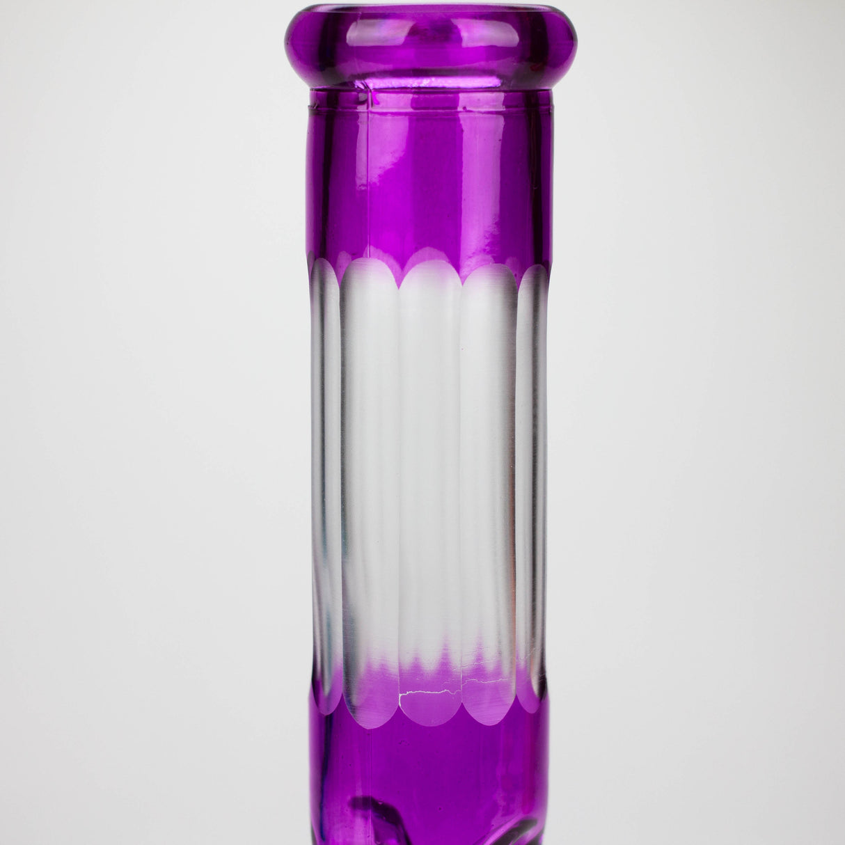 12.5" Soft glass 7mm beaker water bong [M12007A]