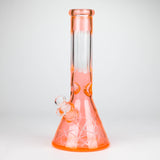 12.5" Soft glass 7mm beaker water bong [M12007A]