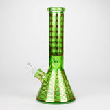 12.5" Soft glass 7mm beaker water bong [M12009A]