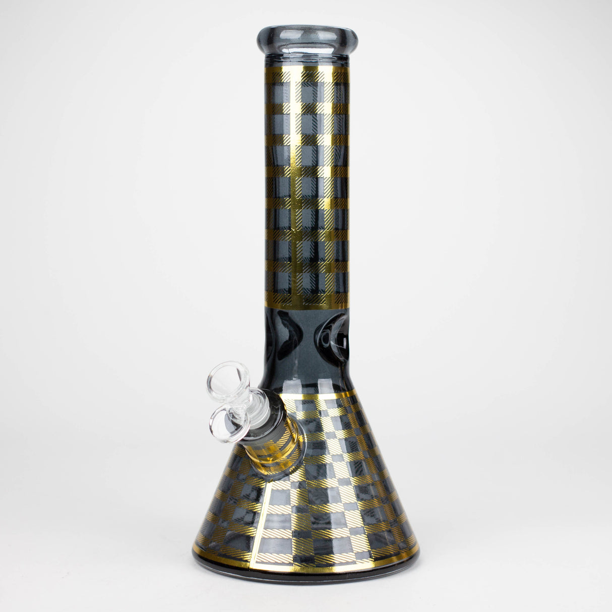 12.5" Soft glass 7mm beaker water bong [M12009A]