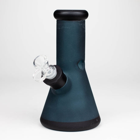 8" Soft glass 7mm beaker water bong [M08001]