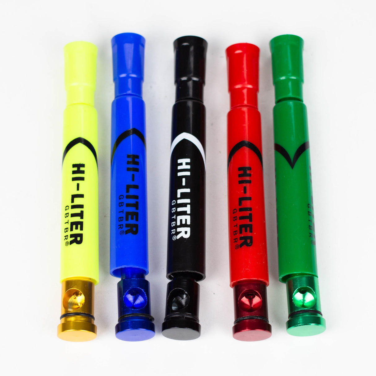 5.2" Discreet Hi Liter Marker Shape Aluminum Smoking Pipe Pack of 10 [RT-16] Metal Pipe Canadian Distributor