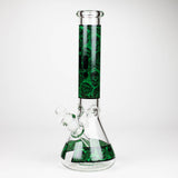 Infyniti | 14" Skull beaker 7 mm glass bong [ GP1736 ]