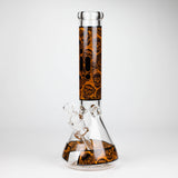 Infyniti | 14" Skull beaker 7 mm glass bong [ GP1736 ]