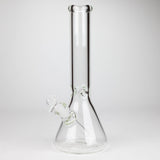 14" Exclusive License 7mm Glass Bong with Stickers [C1559]