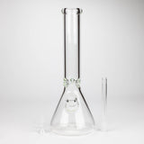 14" Exclusive License 7mm Glass Bong with Stickers [C1559]