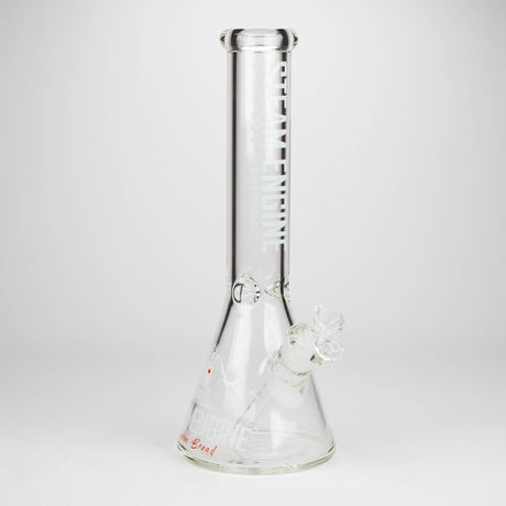 Steam Engine™ | 14 Inch 7mm glass bong with stickers by golden crown